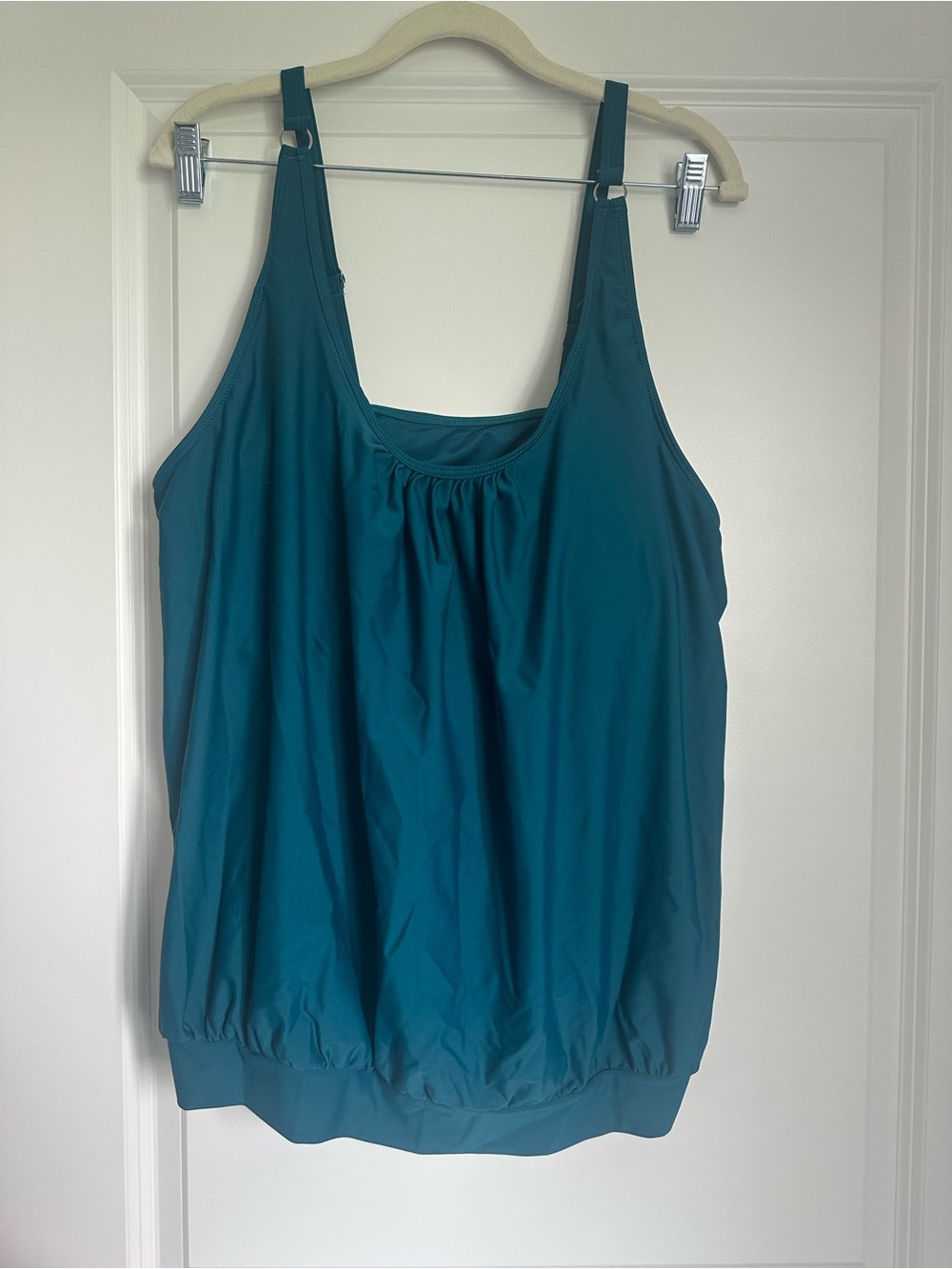 Younique Teal Tankini Swim Top - Deep Teal